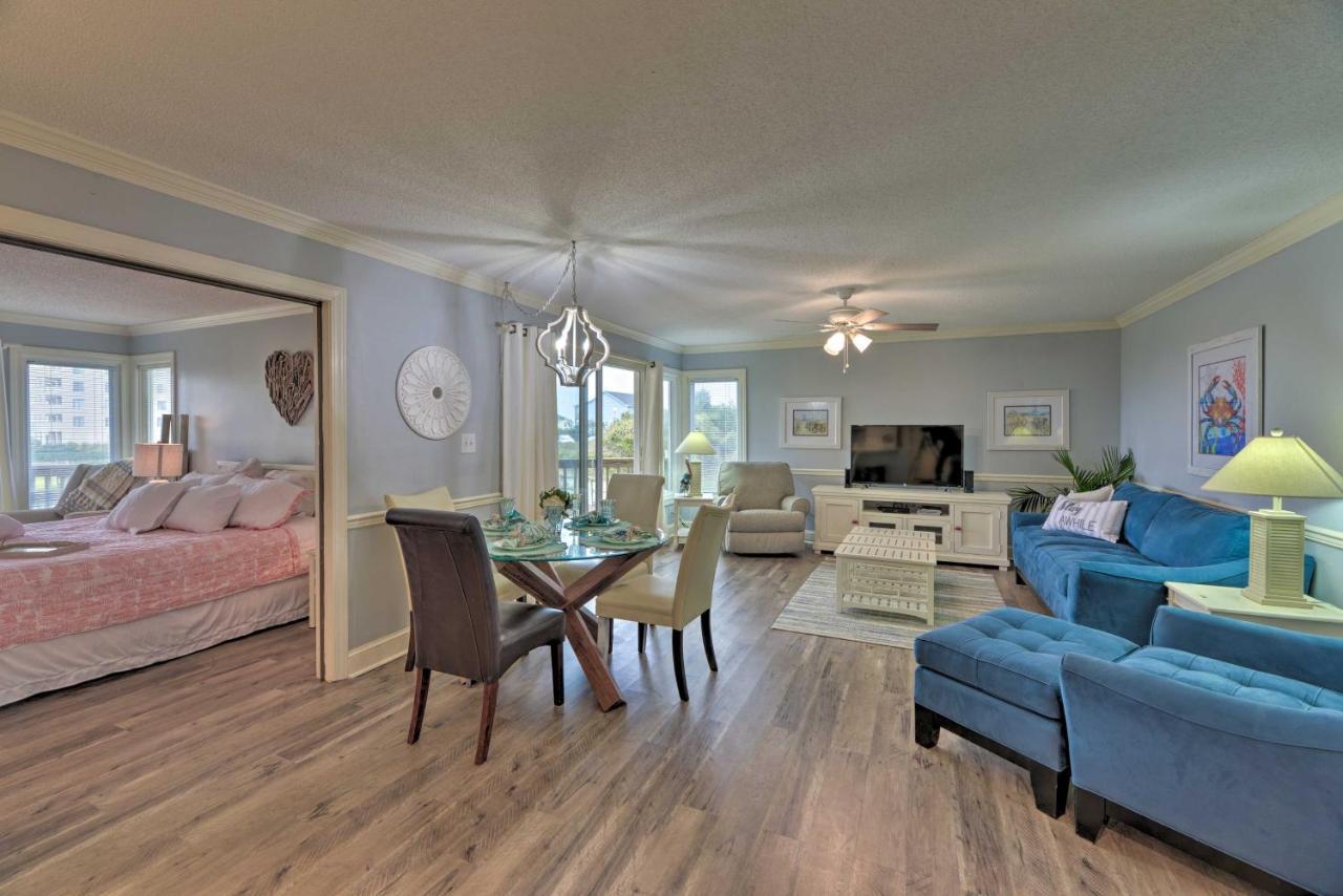 Bright Emerald Isle Condo With Private Beach Access! מראה חיצוני תמונה