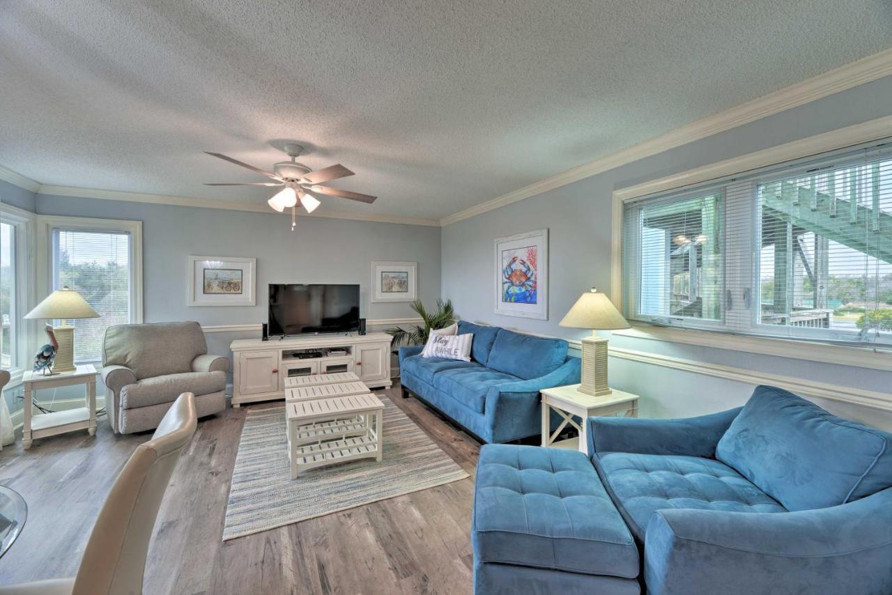 Bright Emerald Isle Condo With Private Beach Access! מראה חיצוני תמונה